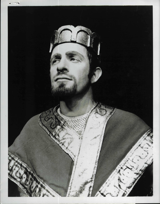 Alan Share performing in The Oresteia, a masterpiece Greek Tragedy